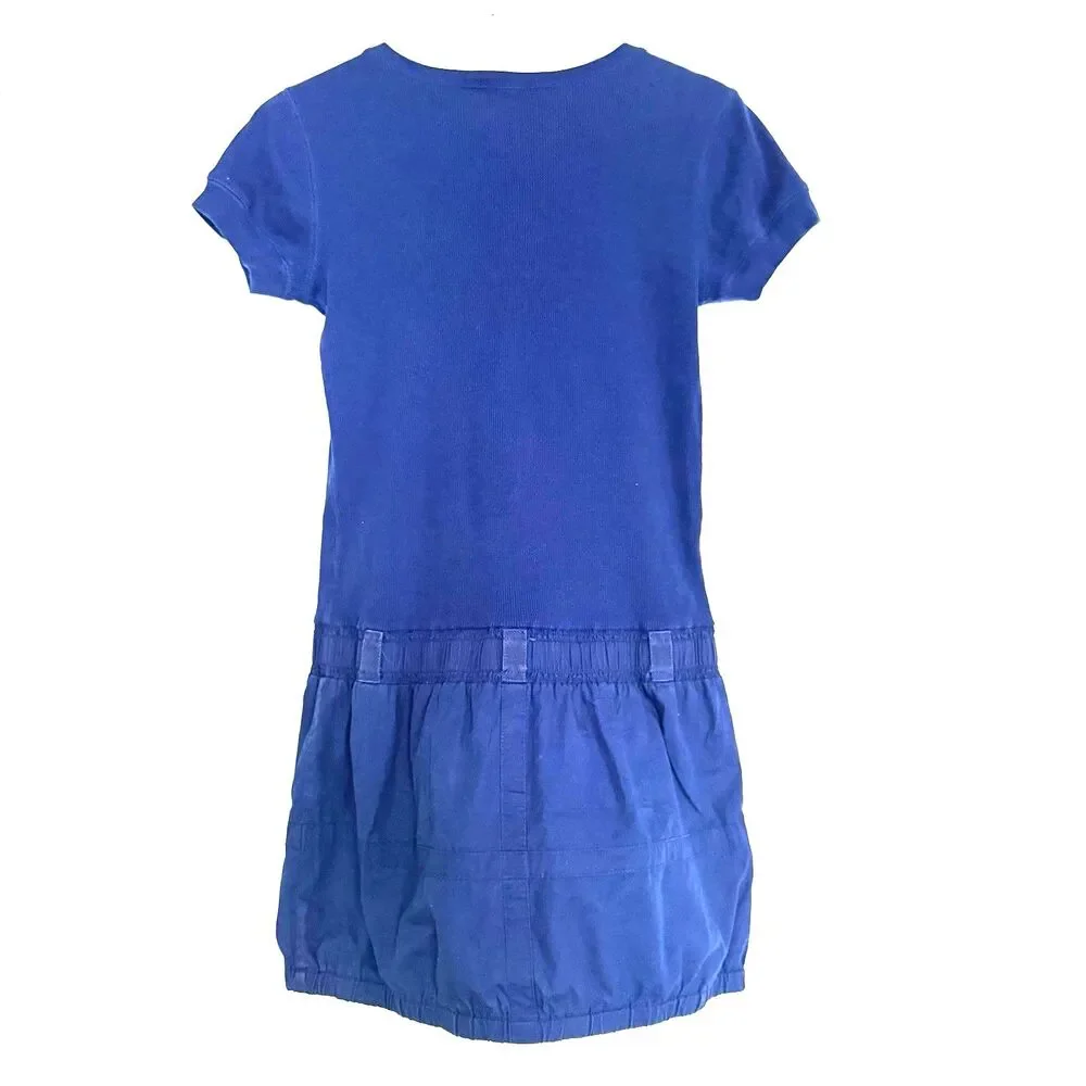 New Ralph Lauren Polo Blue Tennis Shortsleeve Cotton Dress Girls XL 16 Adult S - Picture 3 of 13